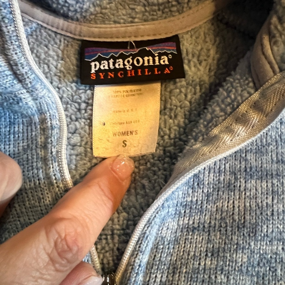 Patagonia Light Blue Women's Pullover - Picture 2 of 2